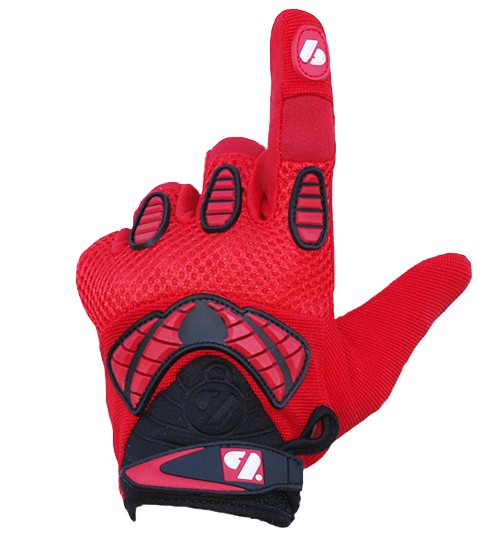 FRG-02 gants de football américain de receveur, Rouge