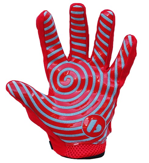 FRG-02 gants de football américain de receveur, Rouge