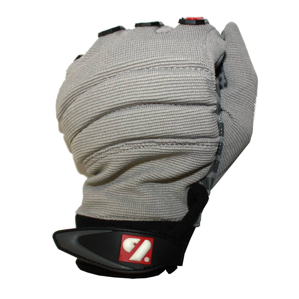 FKG-02 gants de football américain de linebacker, LB,RB,TE, Gris