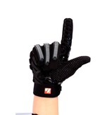FKG-02 gants de football américain de linebacker, LB,RB,TE, Noir
