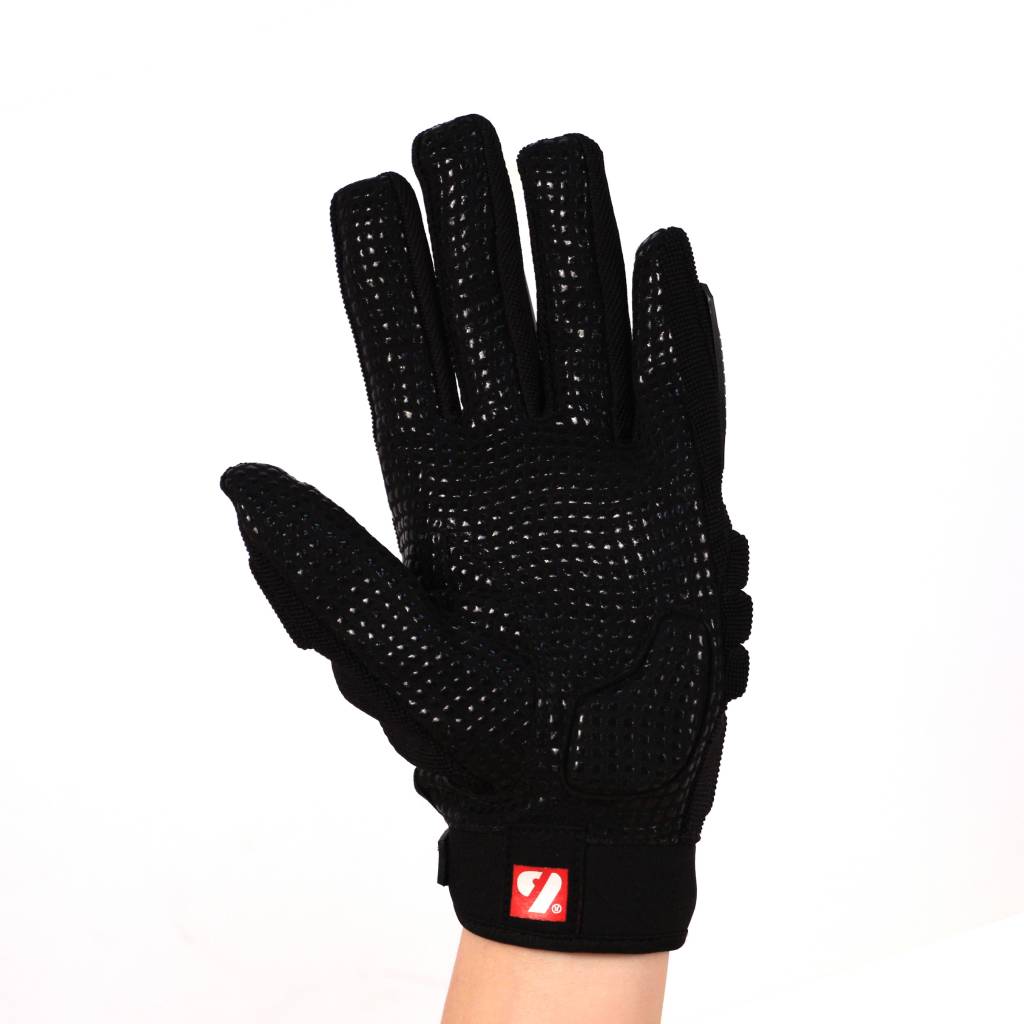FLG-02 gants de football américain de linemen, OL,DL, Noir