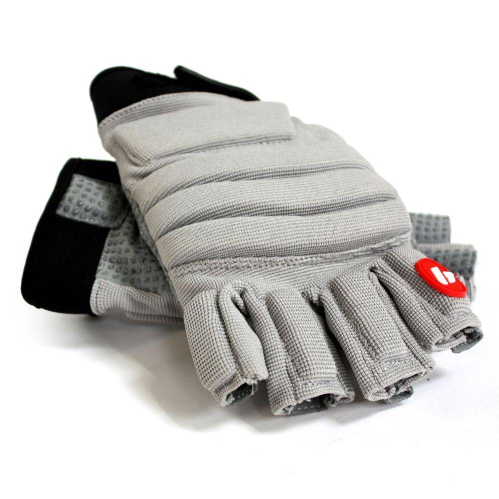 FLGC-02 gants de football américain de linemen fit court, Gris