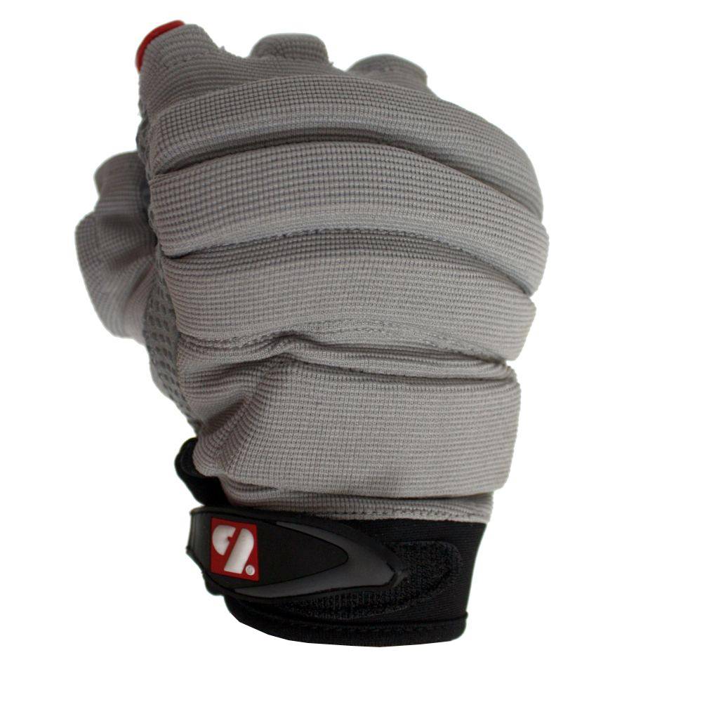 FLGC-02 gants de football américain de linemen fit court, Gris