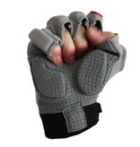 FLGC-02 gants de football américain de linemen fit court, Gris