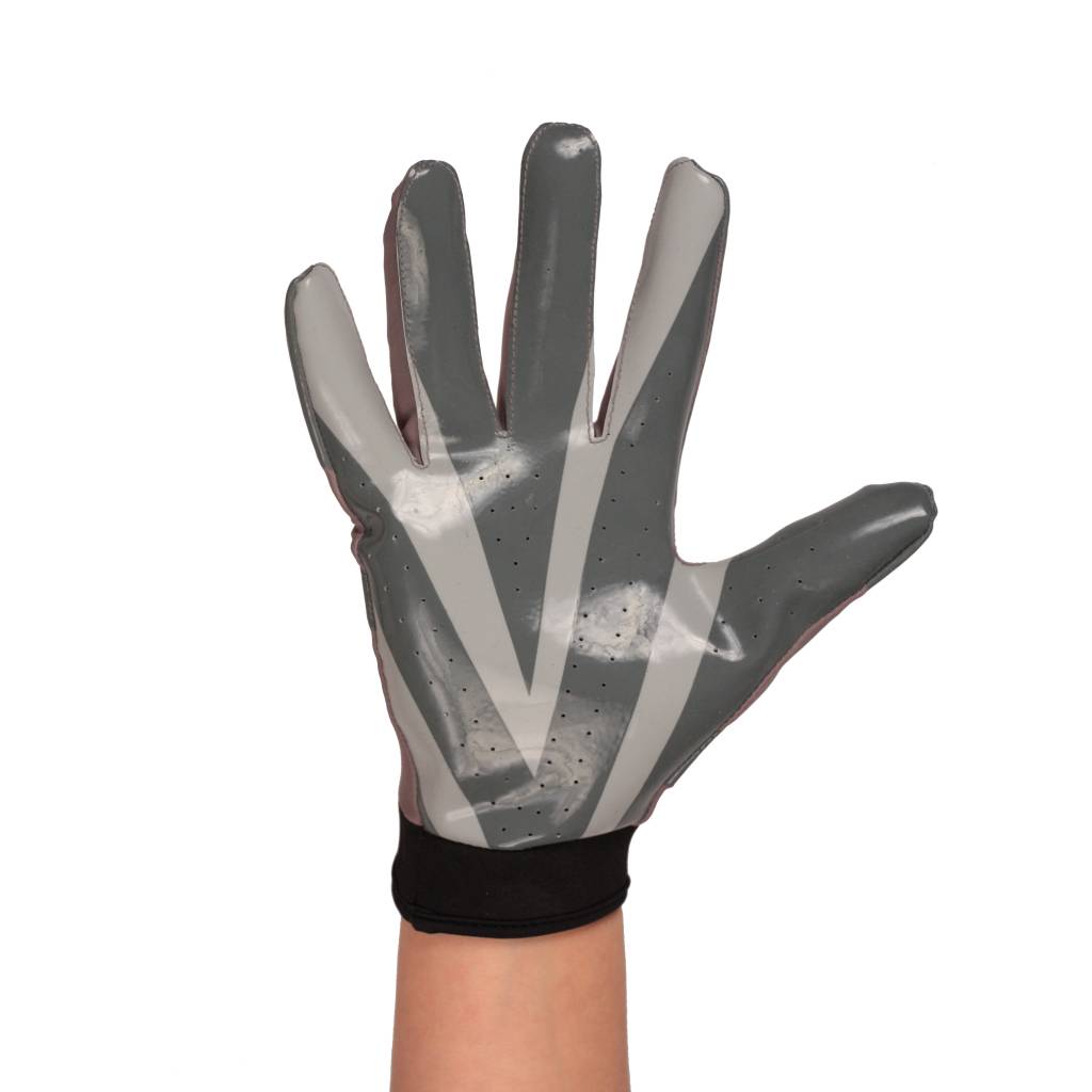 FRG-03 gants de football américain de pro receveur, RE,DB,RB Gris