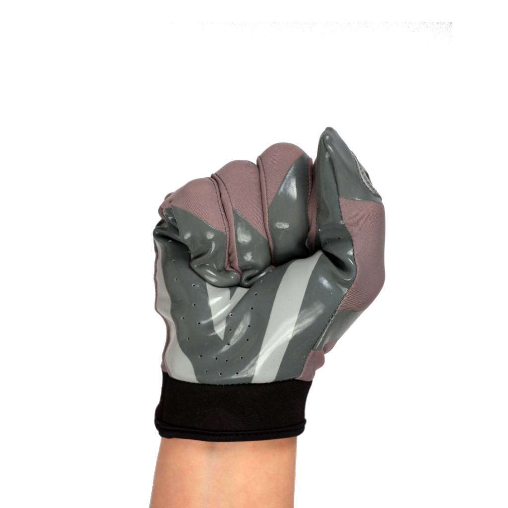 FRG-03 gants de football américain de pro receveur, RE,DB,RB Gris