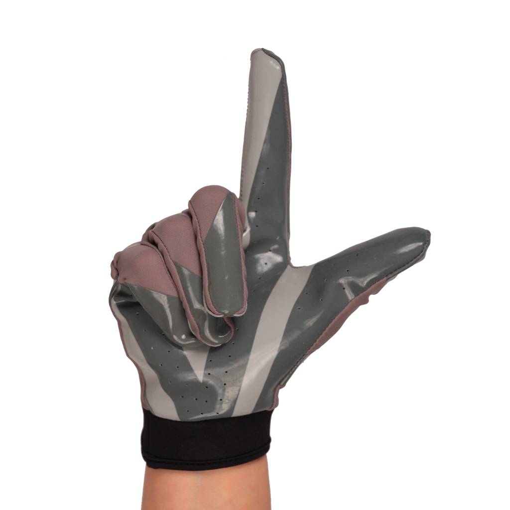 FRG-03 gants de football américain de pro receveur, RE,DB,RB Gris