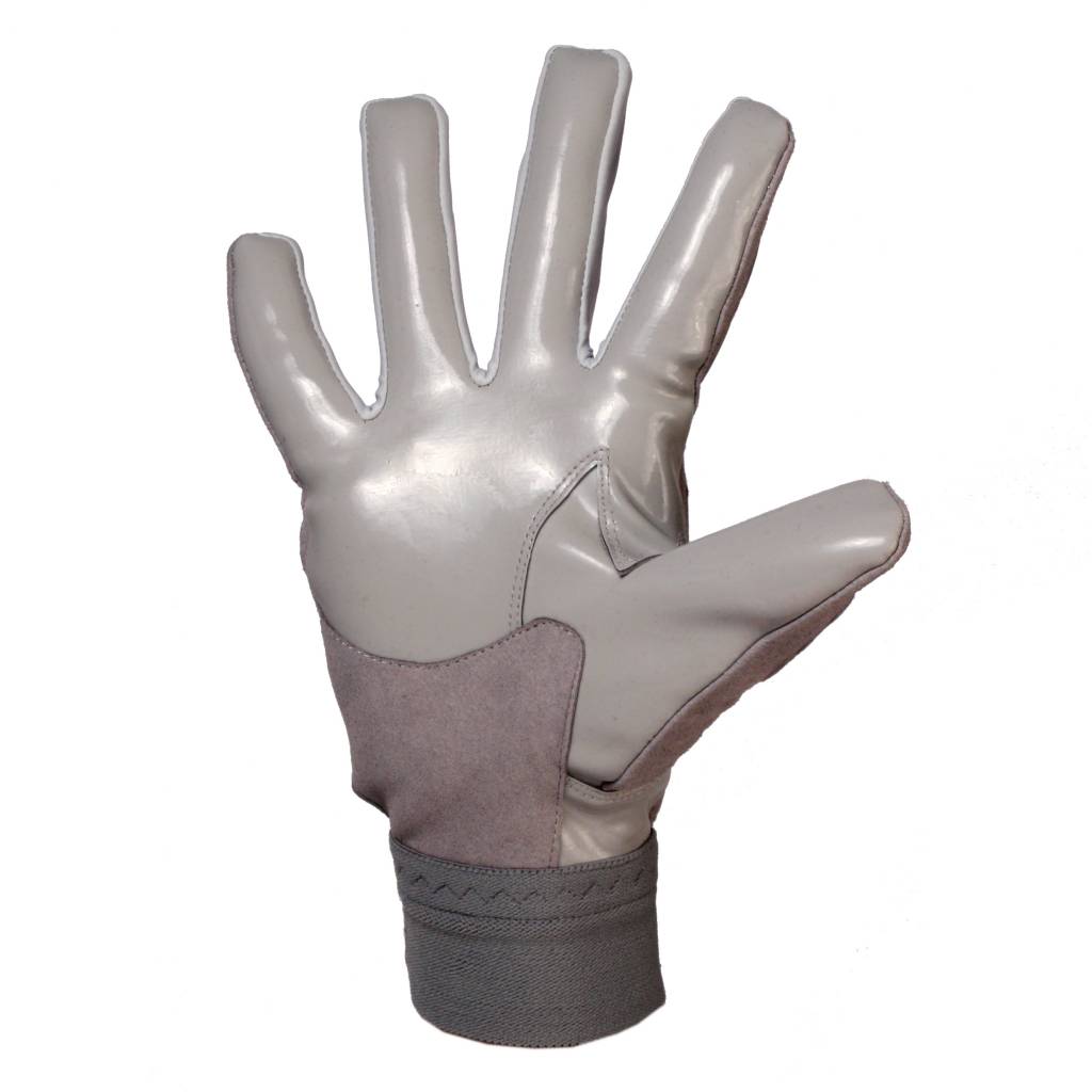 FKG-03 gants de football américain de linebacker pro, LB,RB,TE Gris
