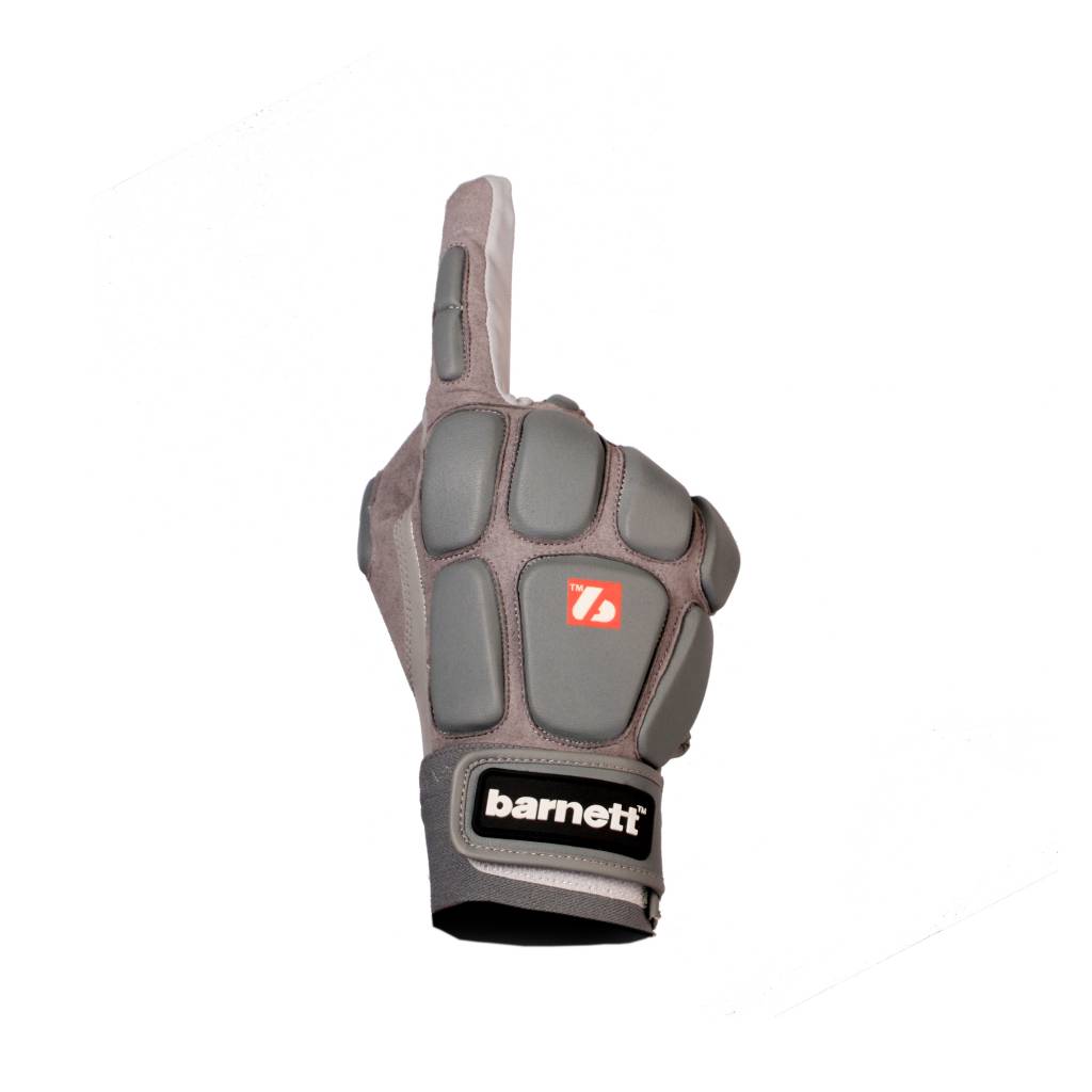 FKG-03 gants de football américain de linebacker pro, LB,RB,TE Gris