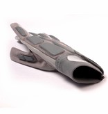 FKG-03 gants de football américain de linebacker pro, LB,RB,TE Gris