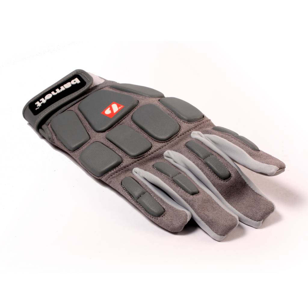 FKG-03 gants de football américain de linebacker pro, LB,RB,TE Gris