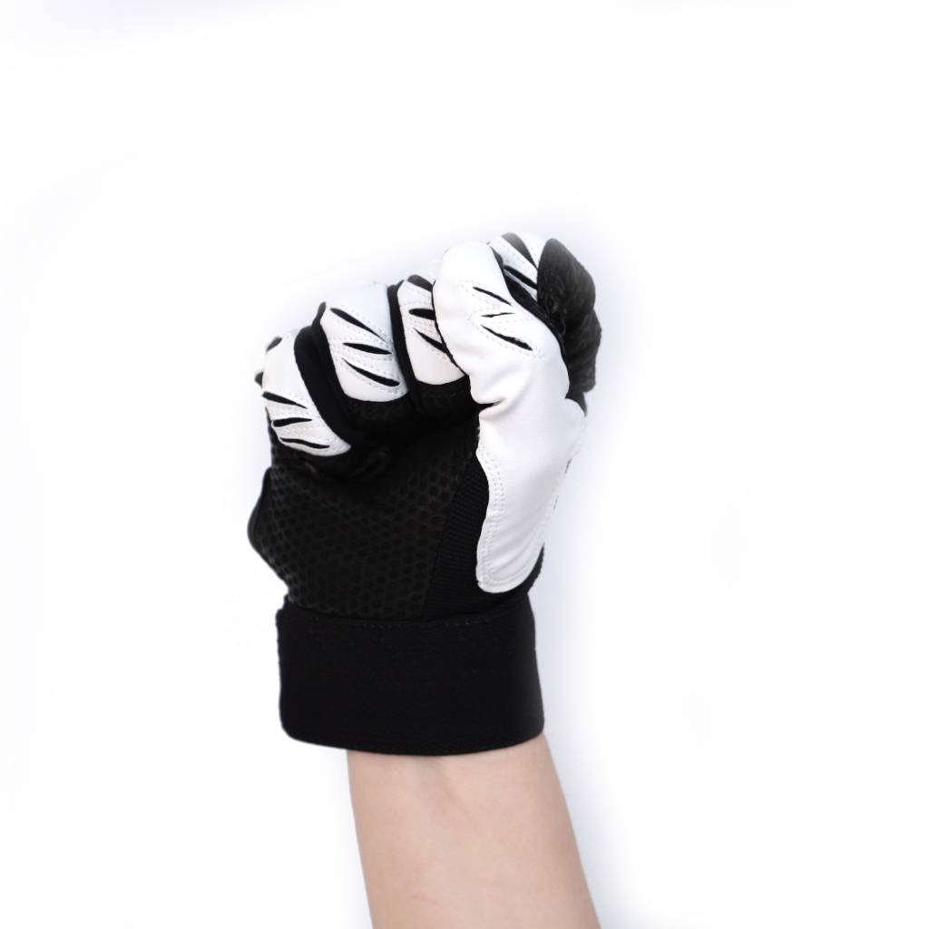 BBG-03 Gants de batting, pro, cabretta, blanc