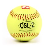 OSL-2 balle de compétition softball, 12'', jaune 1 douzaine