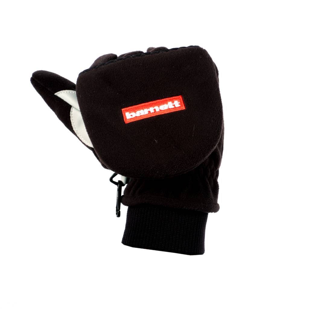 NBG-02 gants de ski moufle retractable, Noir