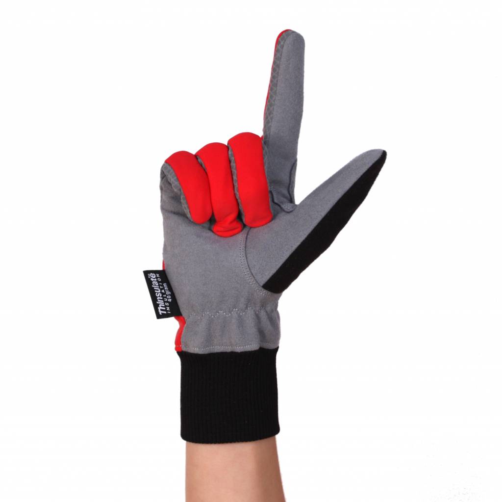 NBG-08 Gants fond polaire -5° à -15°, Rouge