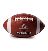 AGL-1 Ballon de football américain match, polyuréthane, senior, marron