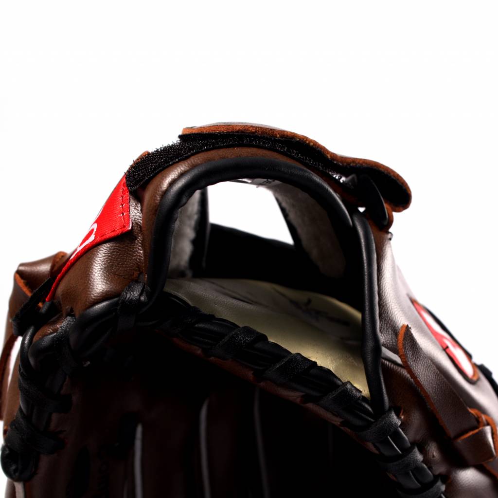 JL-110 gant de baseball initiation PU infield 11", noir