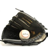 JL-120 gant de baseball initiation PU outfield 12', noir