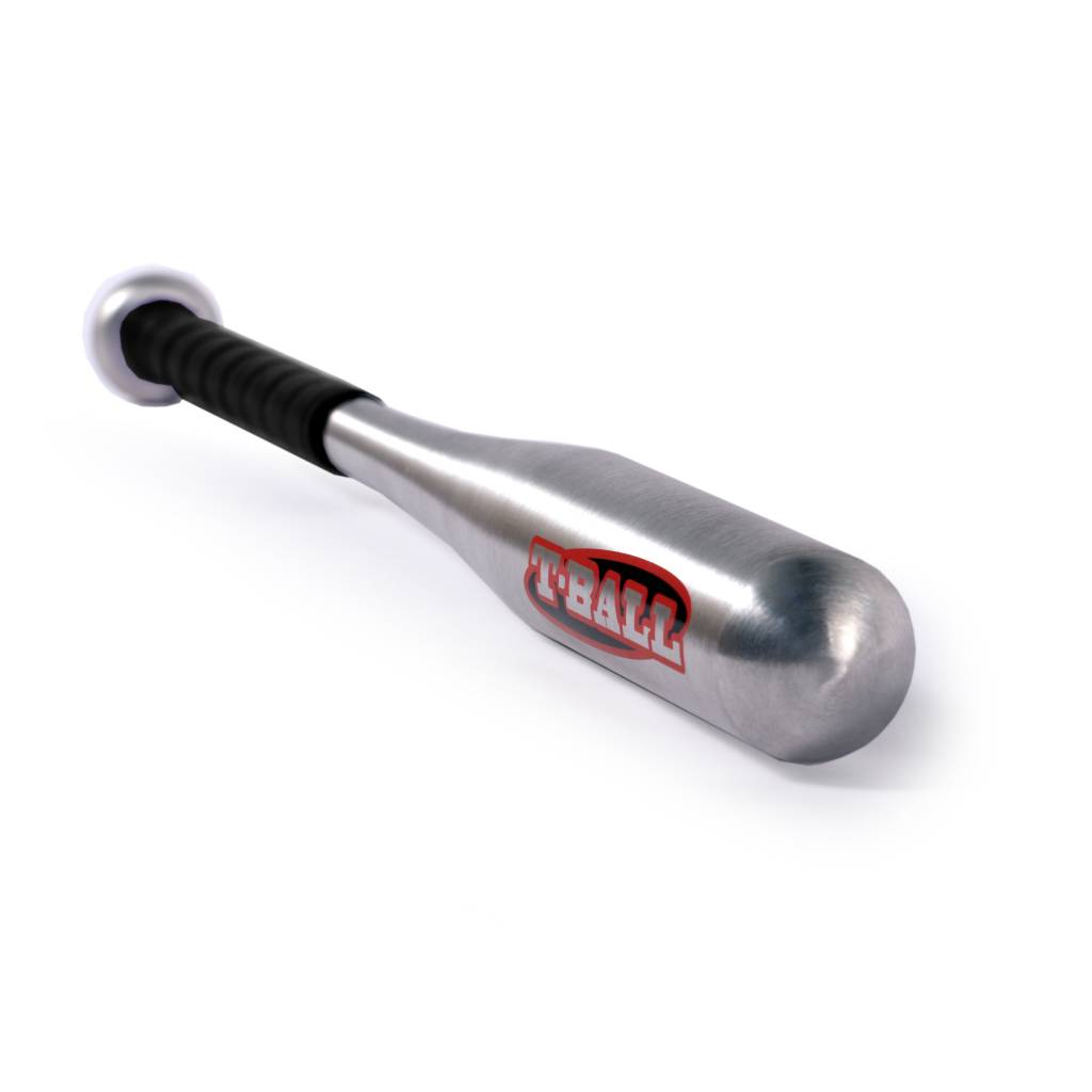 T-BALL Batte de baseball aluminium, 25'', gris métal