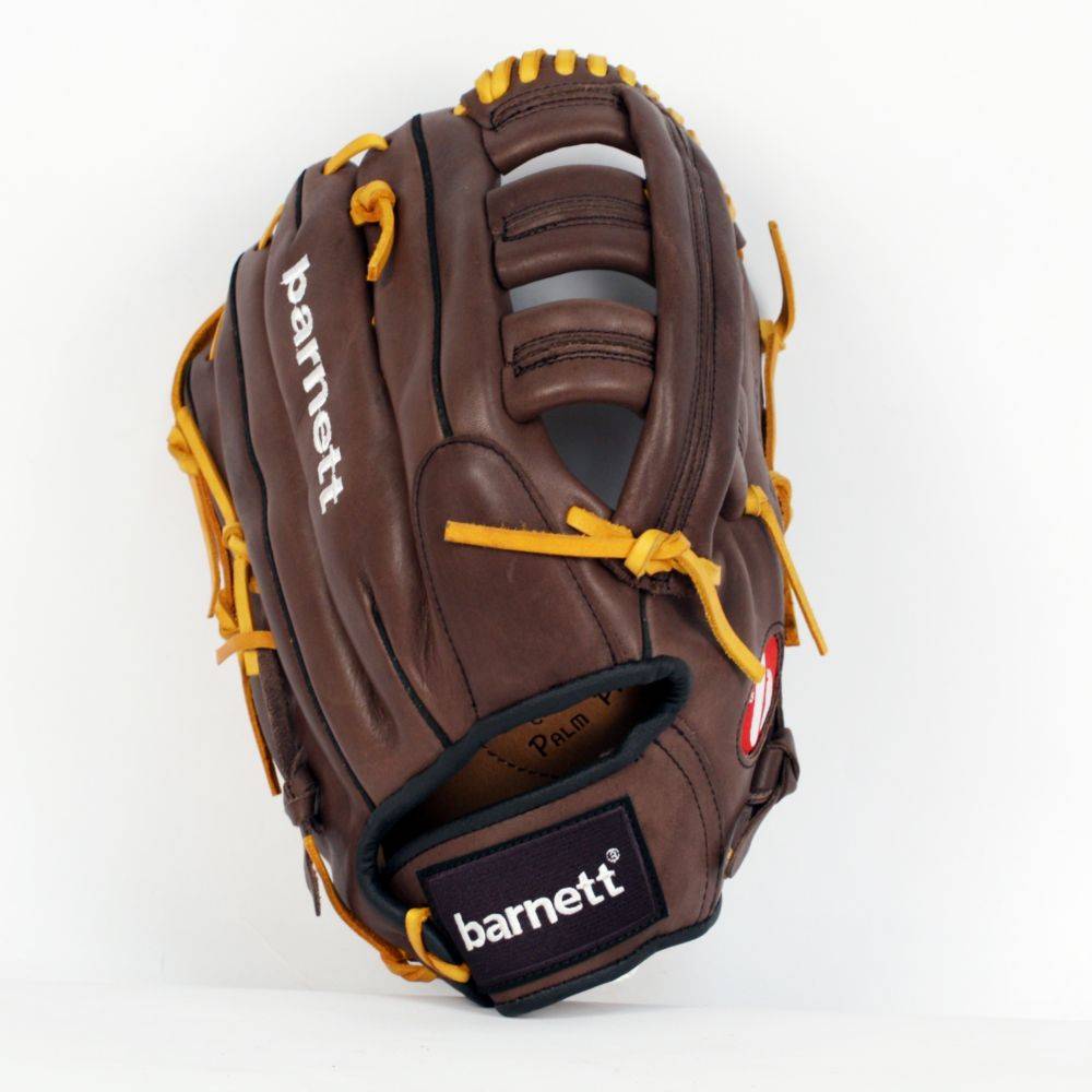 GL-127 gant de baseball cuir 12,7" de compétition outfield 12,5", marron