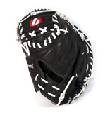 GL-203 gant de baseball cuir de catch pour adulte 34", noir