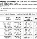 Z-430 II épaulière de football américain Elite light, noir   HB–FB–LB–TE-DL
