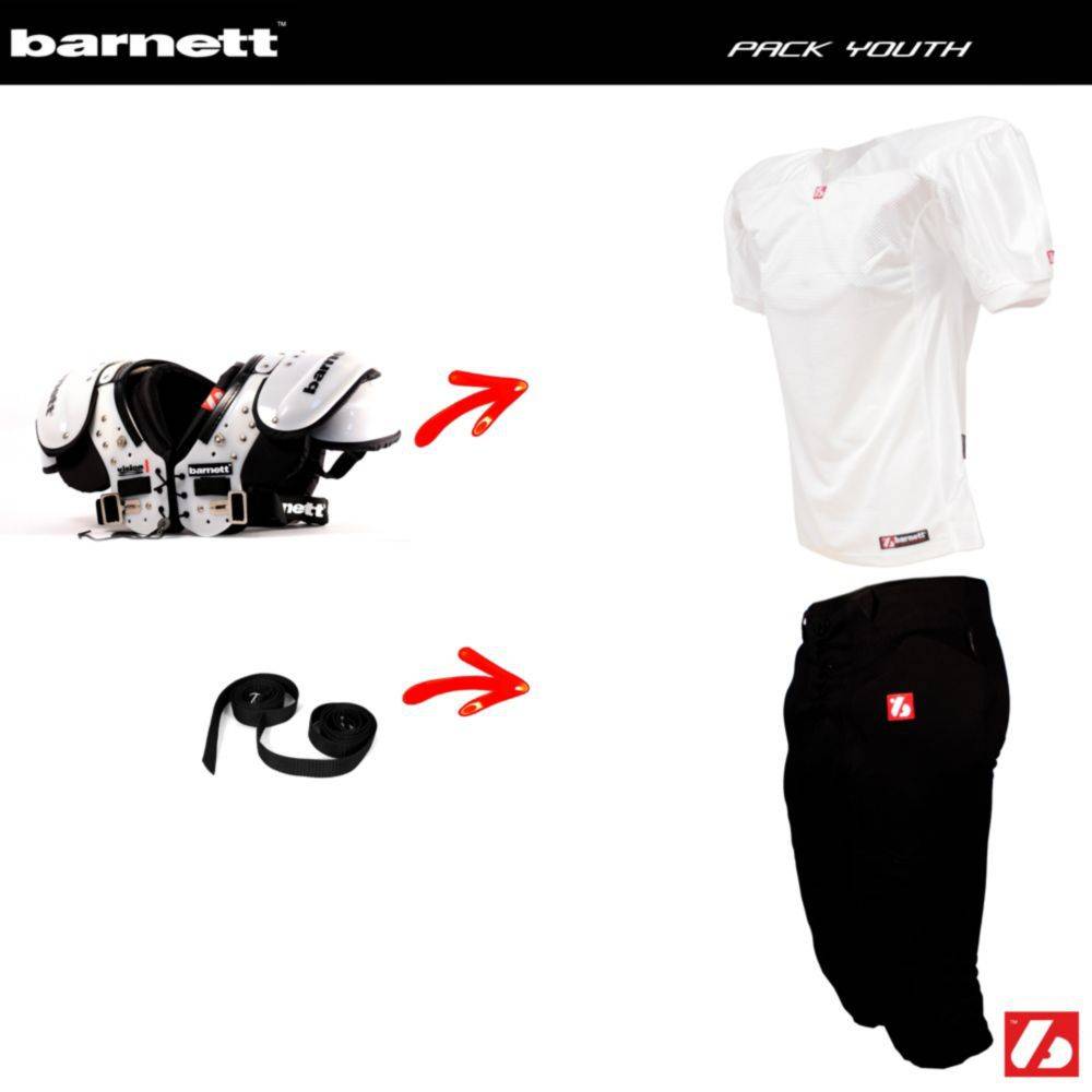 Pack Youth Football Américain (Vision JR + FJ-1 + FP-2 + 2pcs CMS-01)