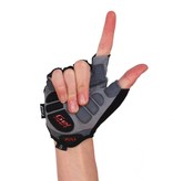 gants de vélo BG-04 courts compétition, noir