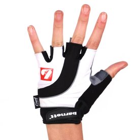 gants de vélo BG-04 courts compétition, blanc