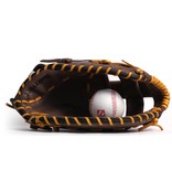 GL-301 gant de baseball cuir de 1er base pour adulte, Marron