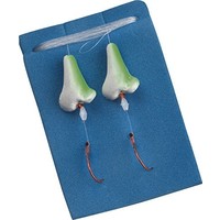 Spro trout prop leader yellow/orange - size 6 | 0.22mmm - 120cm | 2 st