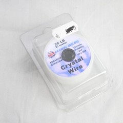 La carpe anglaise crystal wire abrasion resistant 25 LB | 20M