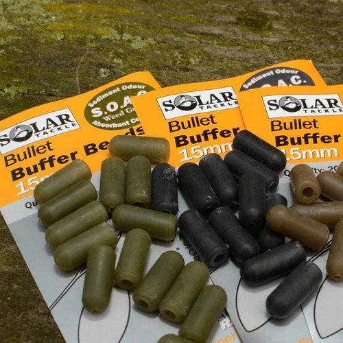 Solar bullet buffer beads 15mm | 20 pcs