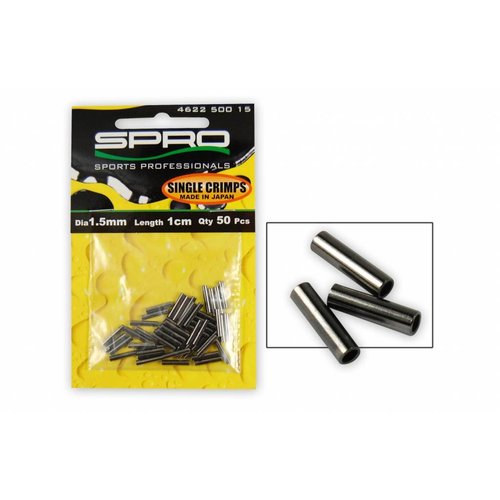 Spro predator single crimps | 50 pcs