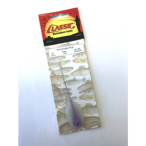Classic masterpiece tackle fluo boilie needle 10cm | paars | boilienaald