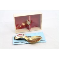 Vintage Albatros flat fish spool + box