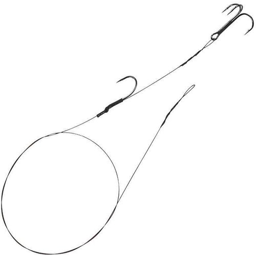 DAM effzett deadbait leader SH+T 7x7 | SH #2 /T #1 | 60cm | 9KG | rig