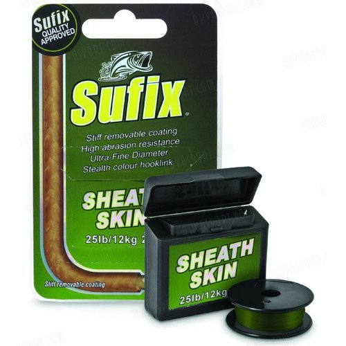 Sufix sheath skin hooklink brown | 20 M