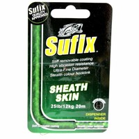 Sufix sheath skin hooklink groen | 20 M | gevlochten lijn