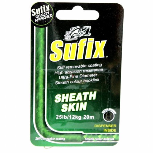 Sufix sheath skin hooklink green | 20 M