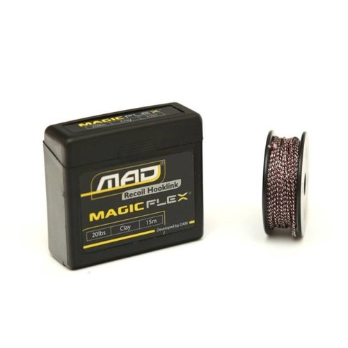 MAD recoil hooklink magic flex | clay | 15M | onderlijn