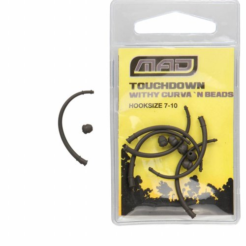 MAD touchdown withy curva 'n beads | hook 7-10 | 6 pcs