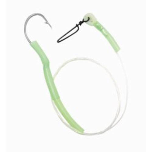 Black cat eel/worm rig | 1.3mm | haak 8/0 | catfish rig