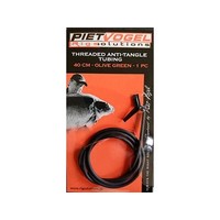 Piet Vogel threaded anti-tangle tubing | olive green | 40cm