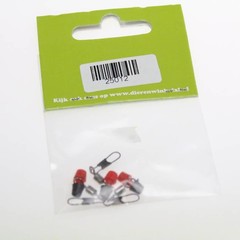 JTB feeder beads red / black | 3 pcs