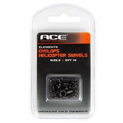 ACE elements cyclops helicopter swivels | maat 8  | 10 st | wartels