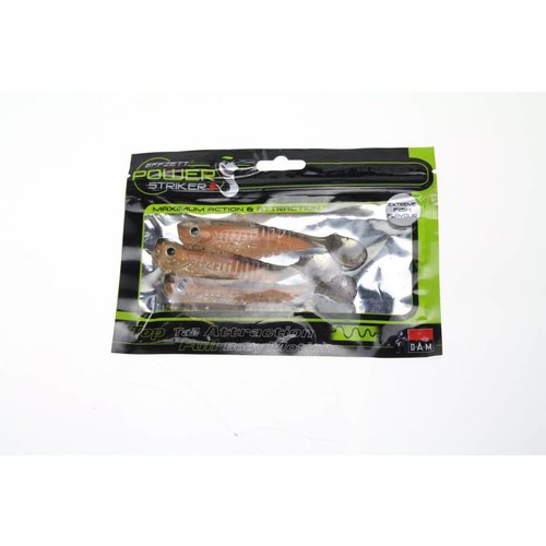 DAM effzett power striker 9cm | 4 pcs | shads