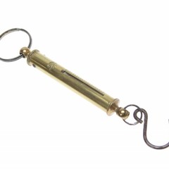 Salter brass pocket hanging 12 lbs scale