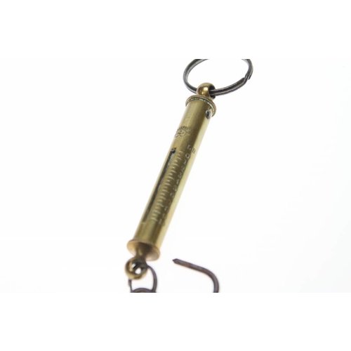 Salter brass pocket hanging 12 lbs scale