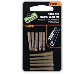 Fox edges drop off inline lead kit | 5 sets